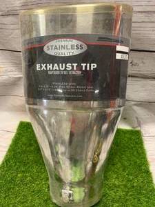 lot 92 image: New Stainless Steel Exhaust Tip