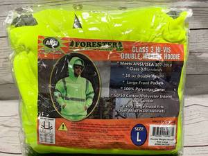 lot 103 image: New Class 3 High Viz Double Weight Sweatshirt Size Large