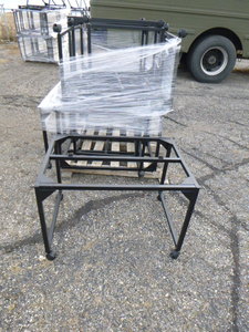 lot 10 image: 8 Metal TableCart Frames on Casters