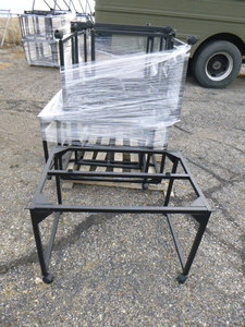 lot 14 image: 8 Metal TableCart Frames on Casters