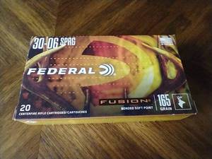 20 Rounds 30-06 Bonded Soft Point Ammunition