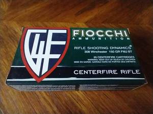 20 Rounds .308 FMJBT Ammunition