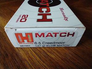 20 Rounds 6.5 Creedmoor Ammunition