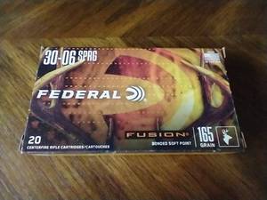 20 Rounds 30-06 Bonded Soft Point Ammunition
