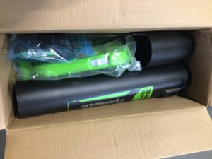 Greenworks 90 MPH 180 CFM 24V Battery Cordless Shop Blower with 2.0 Ah USB Battery and Charger