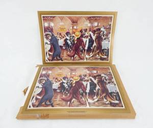 lot 77 image: Lot of 100 Vintage Shiner Bock Coolidge Dogs New Years Eve in Dogville Prints