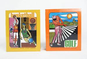 lot 120 image: Set of Vintage 1971 Stancraft Super Sports Series Sealed Basketball and Golf Games