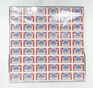 lot 127 image: Vintage Framed Uncut Budweiser Playing Cards Sheet