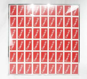 lot 128 image: Vintage 1982 Framed Uncut Coca Cola Coke is it Playing Cards Sheet
