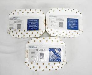 lot 45 image: Set of 3 Vintage Limited Edition Franklin Mint Heirloom Recommendation Coolidge Poker Dogs Porcelain Plates