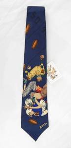 lot 193 image: Vintage 1996 Norman Rockwell First Down Silk Tie