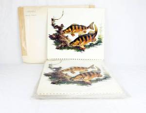 lot 227 image: Lot of 24 Vintage Fred Sweney Yellow Perch Formcraft Vacuum Form Prints