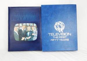 lot 172 image: Vintage 1977 Television - The First Fifty Years Special Edition Leather Bound Book