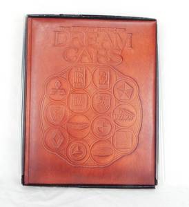 lot 175 image: Vintage 1990 The Great Book of Dream Cars Special Edition Leather Bound Book