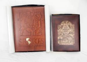 lot 176 image: Set of Vintage Neil Leifer - Sports Limited Edition and The Great American Sports Book Special Edition Leather Bound Books