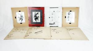 lot 31 image: Set of Vintage 1961 Duane Bryers Hilda - Swing Time Glass Color Separation Plates