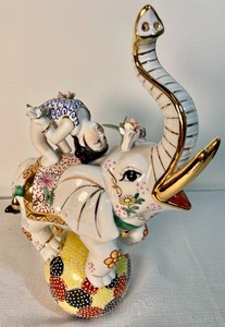 lot 149 image: Whimsical Elephant Decor