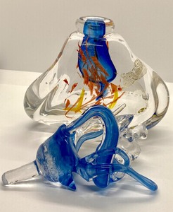 lot 20 image: Art Glass Perfume Dabber Bottle by Dideir Saba