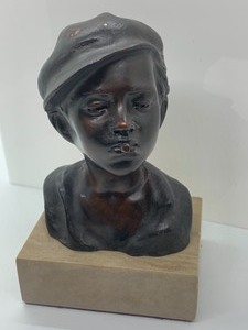 lot 256 image: De Martino Bust Sculpture