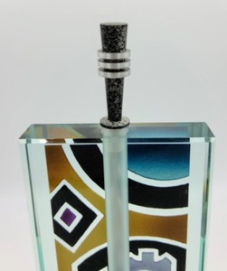 lot 62 image: Joan Irving Glass Design Perfume Bottle