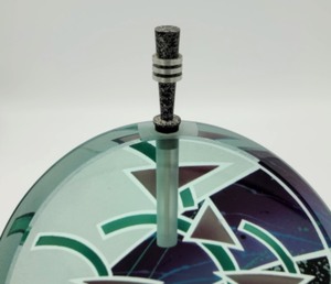 lot 63 image: Joan Irving Glass Design Perfume Bottle