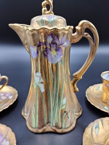 lot 213 image: Nippon Painted China Tea Set