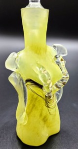 lot 216 image: Elena Graure Art Glass Torso Perfume Bottle