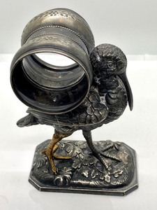 lot 296 image: Victorian Figural Napkin Ring
