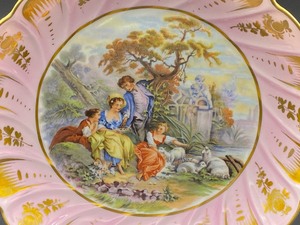 lot 247 image: Vintage Lovely Limoges PlateBowl