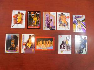 lot 126 image: (10) Kobe Bryant Cards The Mamba LK
