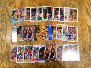 lot 128 image: (31) Magic Johnson Cards HOFer LK