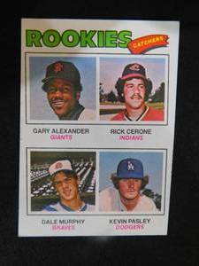 lot 69 image: 1977 Topps Dale Murphy Rookie Card #476