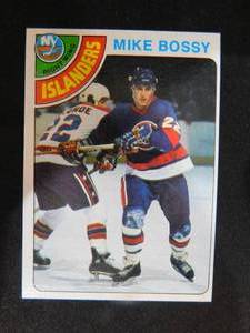 lot 29 image: 1978-79 Topps Mike Bossy Rookie Card #115 HOFer LK