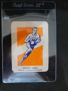 lot 31 image: 1952 Wheaties George Mikan Card Minneapolis Lakers RARE