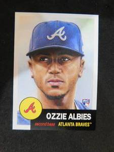 lot 90 image: 2018 Topps Living Ozzie Albies Rookie Card #32 LK