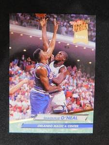 lot 95 image: 1992-93 Ultra Shaquille ONeal Rookie Card #328 HOFer LK