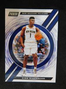 lot 99 image: 2019-20 Panini Player Of The Day Zion Williamson Rookie Card #100