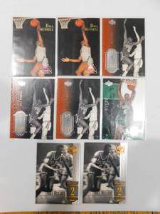 lot 132 image: (8) Bill Russell Cards Boston Celtics LK