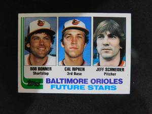 lot 159 image: 1982 Topps Cal Ripken Jr. Rookie Card #21 LK