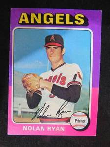 lot 161 image: 1975 Topps Nolan Ryan #500 HOFer LK