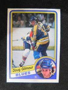 lot 162 image: 1984-85 O-PEE-CHEE Doug Gilmour Rookie Card #185