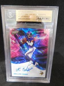 lot 171 image: 2021 Panini POD Autograph Kellen Mond Rookie Card Only 30 Made