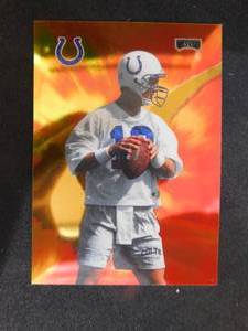 lot 181 image: 1998 Playoff Peyton Manning Rookie Card RARE LK