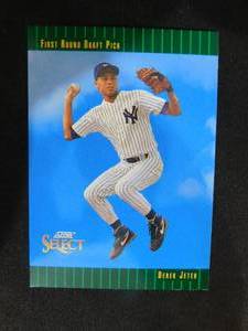 lot 189 image: 1993 Select Derek Jeter Rookie Card #360 HOFer LK