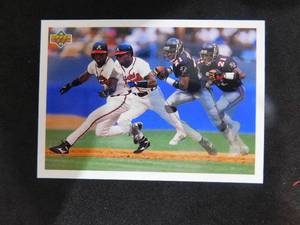 lot 191 image: 1992 Upper Deck SP Deion Sanders Prime Times Two #SP3 LK