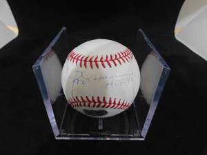 lot 198 image: Rod Carew Autograph Major League Baseball HOF 91 Guaranteed Authentic