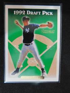 lot 199 image: 1993 Topps Gold Derek Jeter Rookie Card #98 HOFer LK