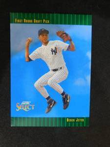 lot 201 image: 1993 Score Select Derek Jeter Rookie Card #360 HOFer LK