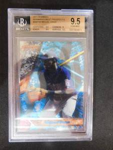 lot 211 image: BGS 9.5 Gem Mint 2011 Bowmans Best Miguel Sano Rookie Card LK