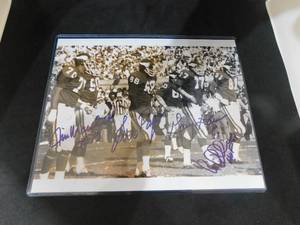 lot 217 image: Minnesota Vikings Purple Eaters Autographed 8x10 Photo Guaranteed Authentic